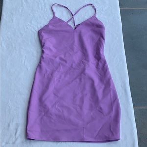 Super down lilac dress